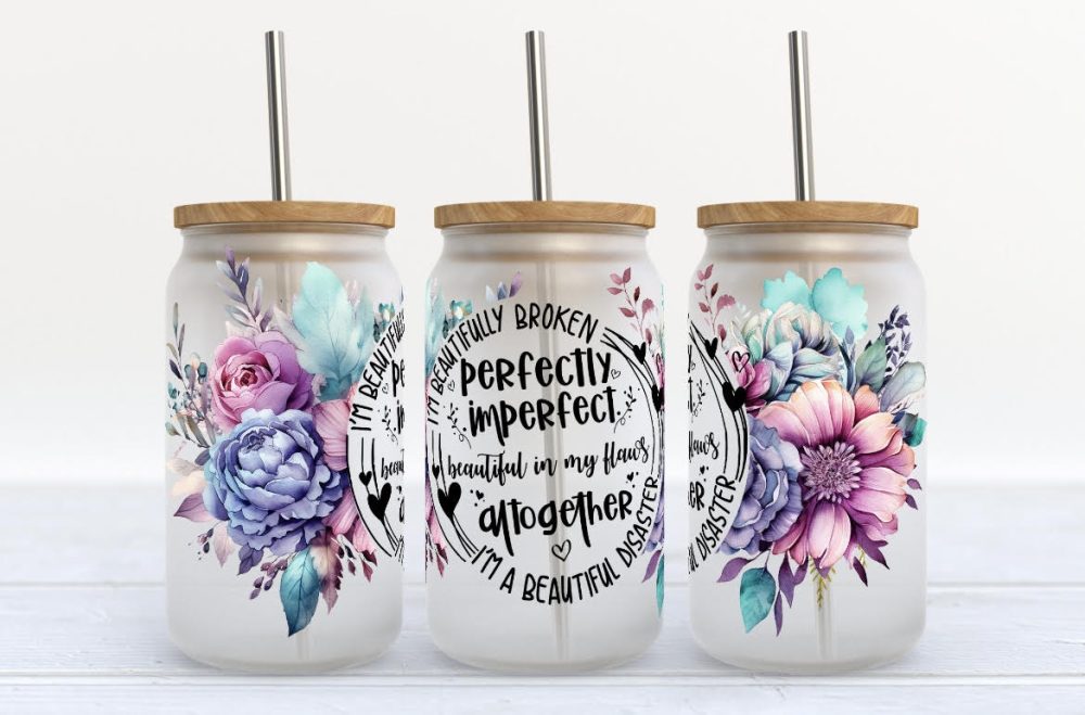 Perfectly Imperfect Glass Can