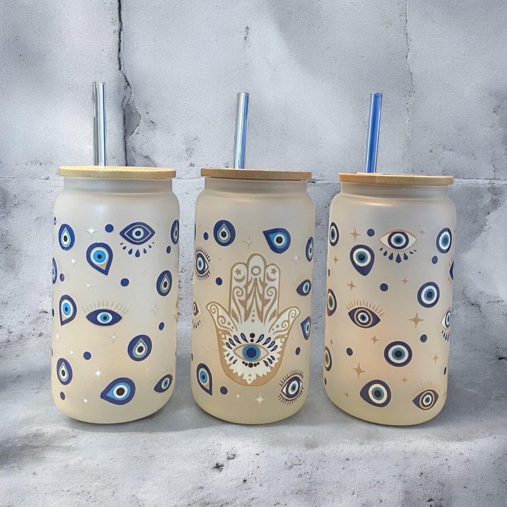 EVIL EYE GLASS CAN